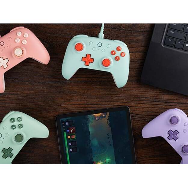 8BitDo Ultimate 2C Wired Pad Peach