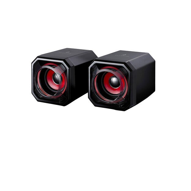 SUREFIRE - Gator Eye Gaming Speakers, Red