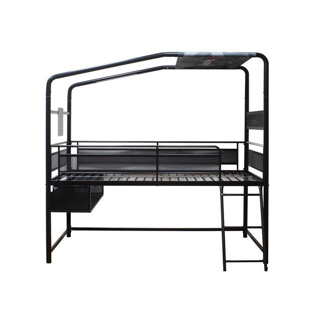 Xrocker Contra Mid-Sleeper Gaming Bunk Bed With Reversible Profile - Black And Camo 13