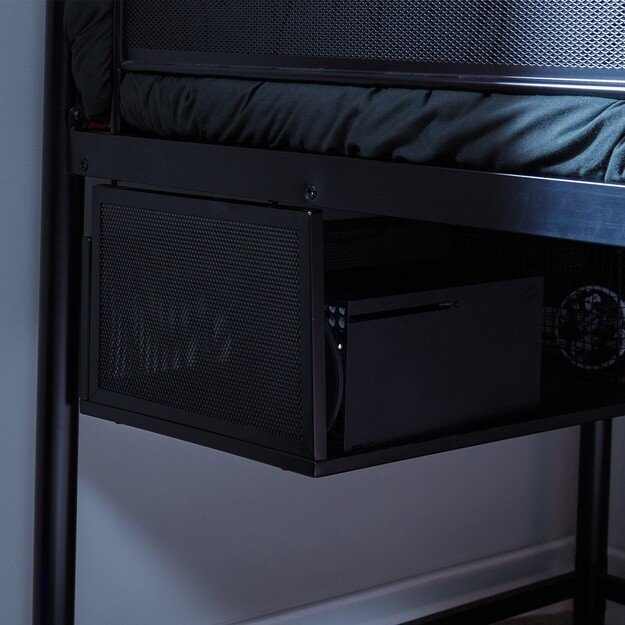 Xrocker Contra Mid-Sleeper Gaming Bunk Bed With Reversible Profile - Black And Camo 3