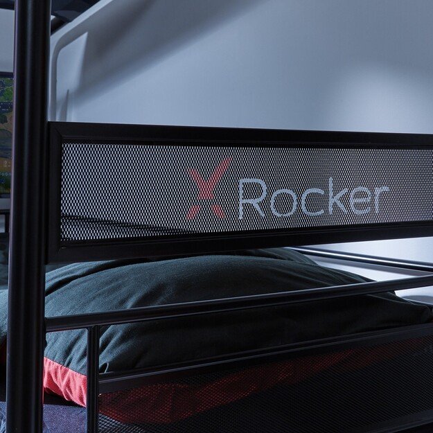 Xrocker Contra Mid-Sleeper Gaming Bunk Bed With Reversible Profile - Black And Camo 5