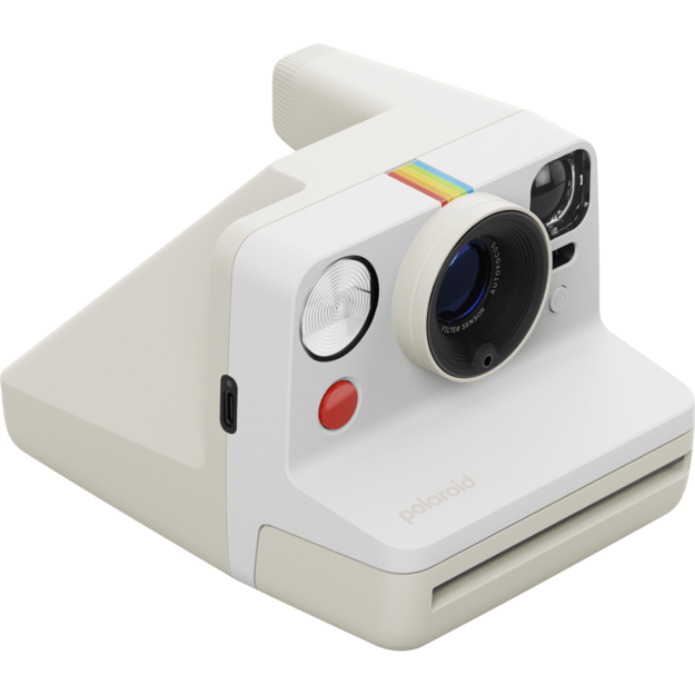 Polaroid - Now Gen 3 Pebble White - bundle with Color Film (8 photos)