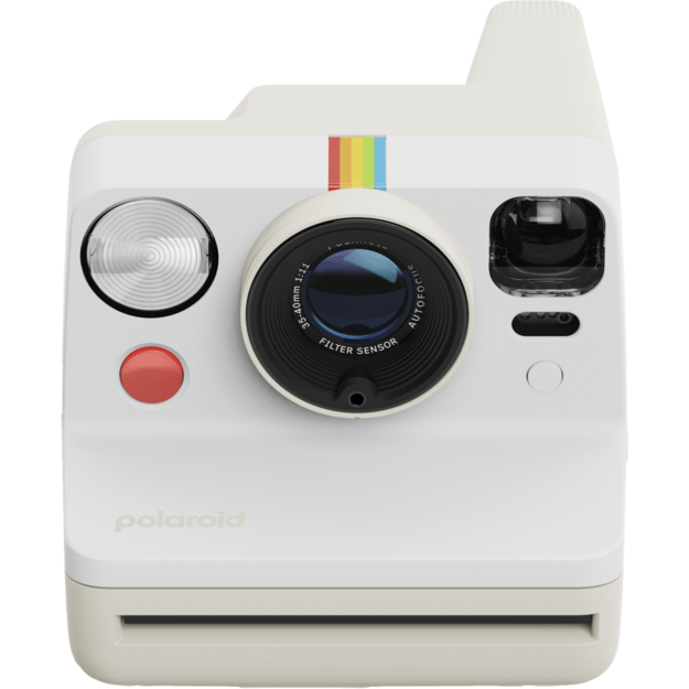 Polaroid - Now Gen 3 Pebble White - bundle with Color Film (8 photos)