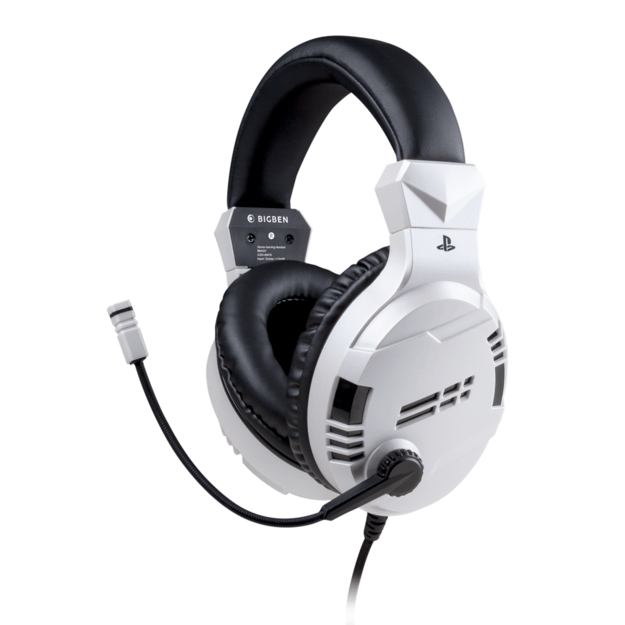 ﻿Playstation 4 HW Bigben Stereo Gaming Headset v3 (White)