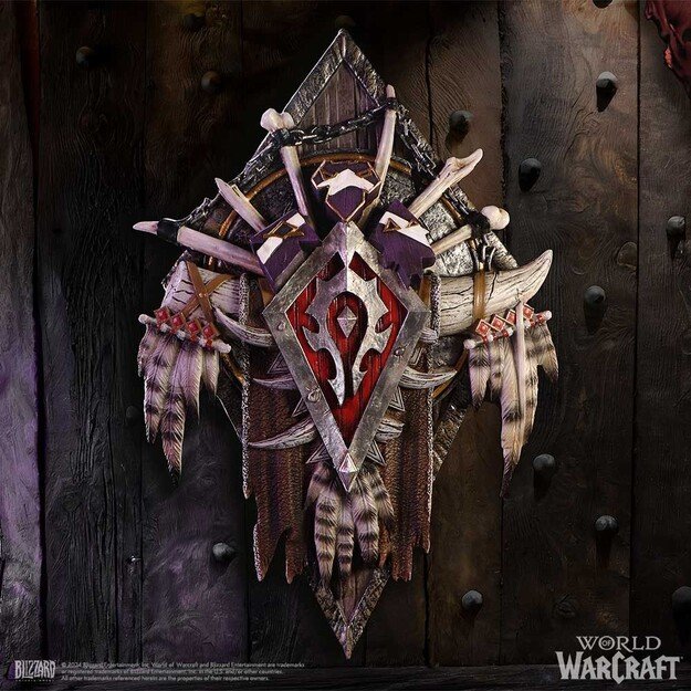 World of Warcraft Horde Wall Plaque Height 30cm