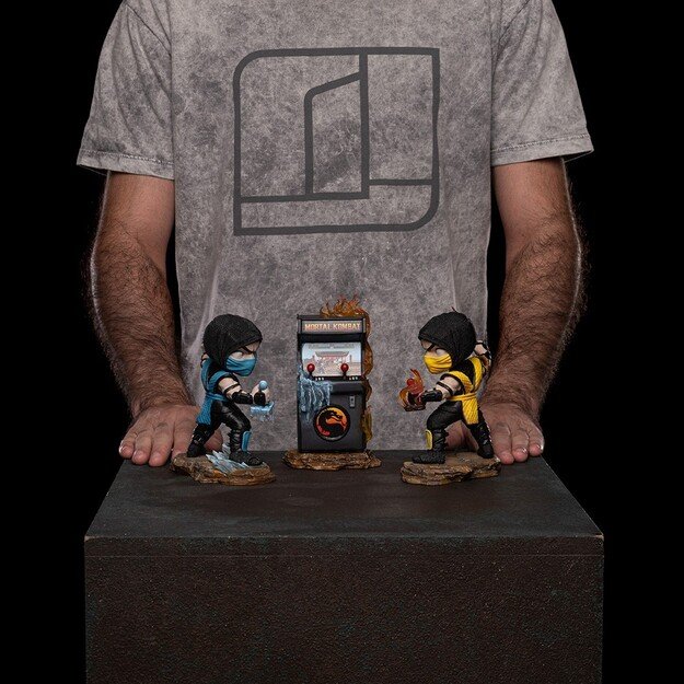 Iron Studios & Minico Mortal Kombat - Scorpion Vs Sub-zero Arcade Set Minico Figures