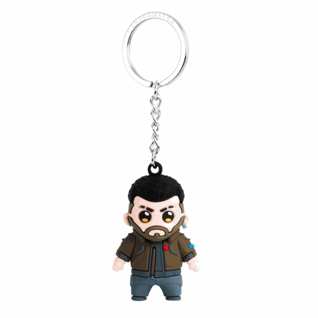 Cyberpunk 2077 V-Male Good Loot 3D Keychain