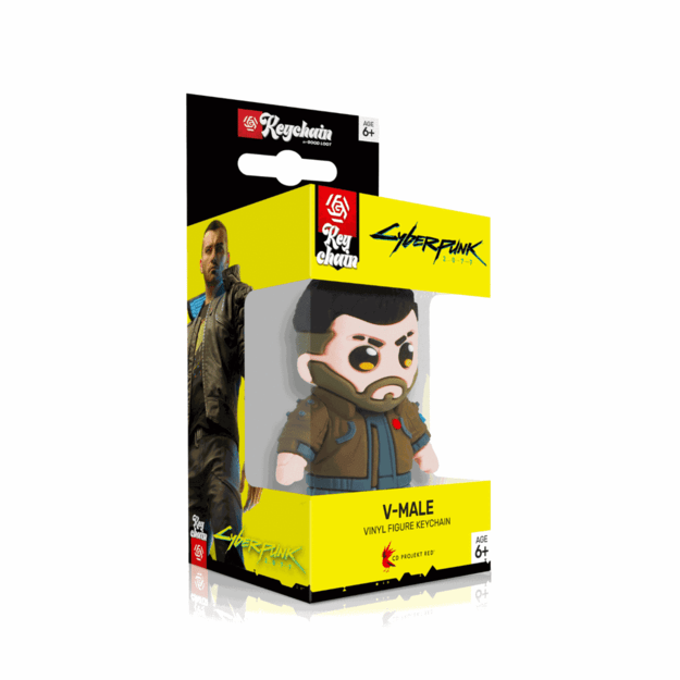 Cyberpunk 2077 V-Male Good Loot 3D Keychain