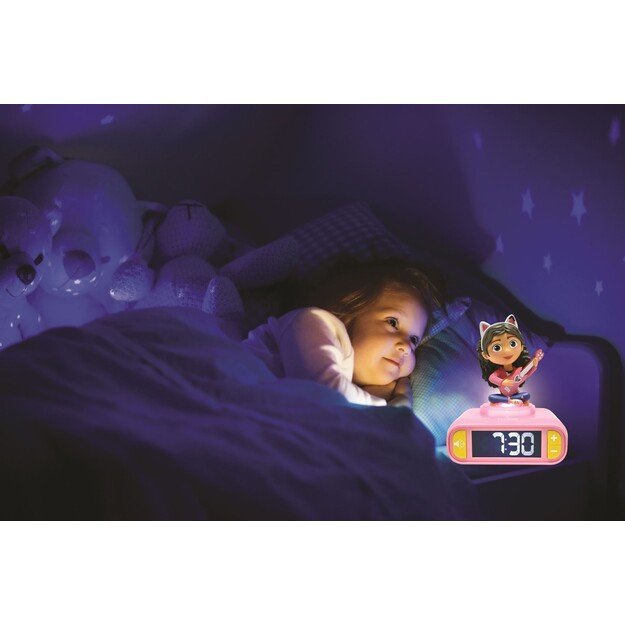 Gabby’s Dollhouse - Alarm Clock with Night light and sounds (80114)