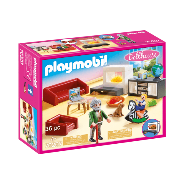 Playmobil - Comfortable livingroom (70207)