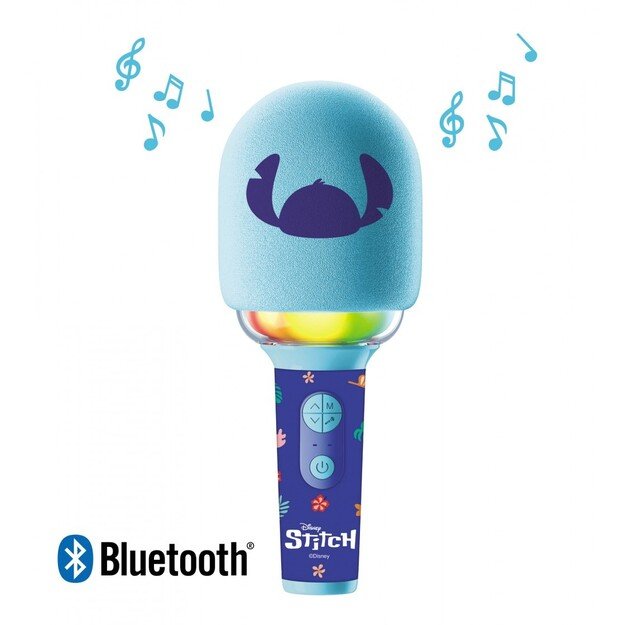 Lexibook - Stitch Bluetooth Karaoke Microphone (MIC280D)