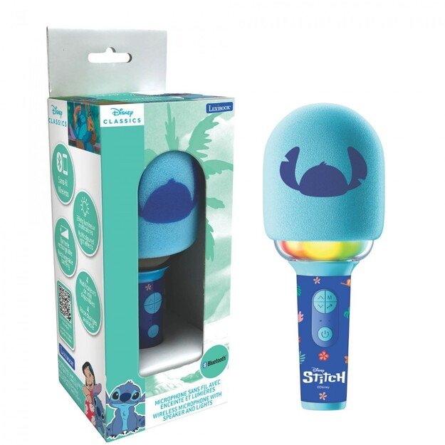 Lexibook - Stitch Bluetooth Karaoke Microphone (MIC280D)