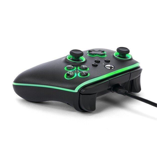 PowerA Advantage Wired Controller - Xbox Series X/S -  m/ Lumectra + RGB LED Strip - Black