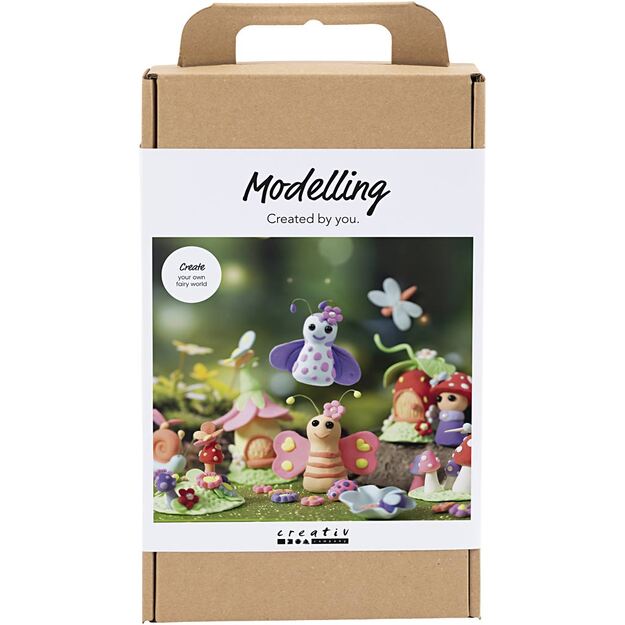 Creative - Craft Kit Modelling, Fairy, Pastel Colours, 1 Pack - (977804)