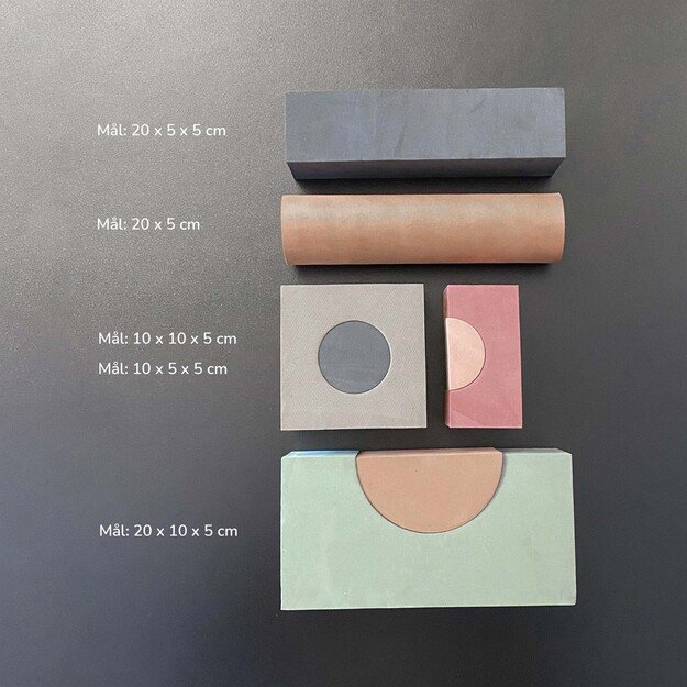 BabyTrold - Foam building blocks - Antracit (5704211720850)