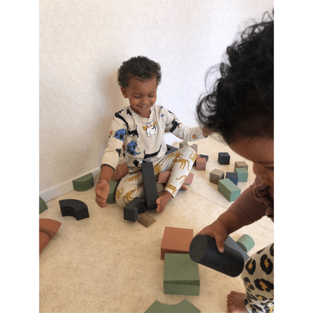BabyTrold - Foam building blocks - Antracit (5704211720850)