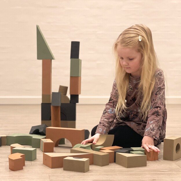 BabyTrold - Foam building blocks - Antracit (5704211720850)