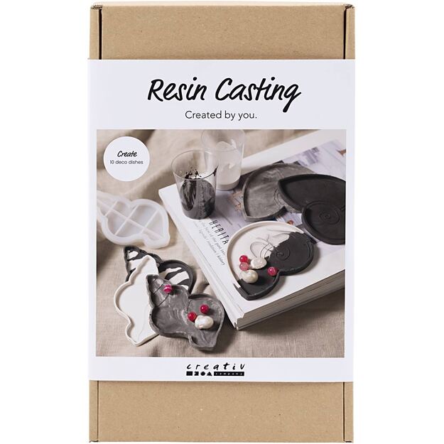 Creative - Craft Kit Resin Casting, Conch, Black, White (977817)