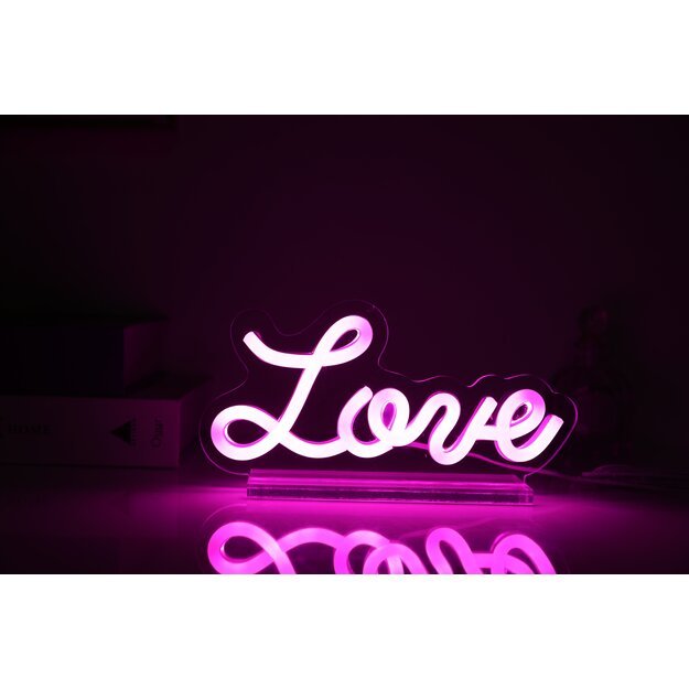 iTotal - LED sign - LOVE cursive