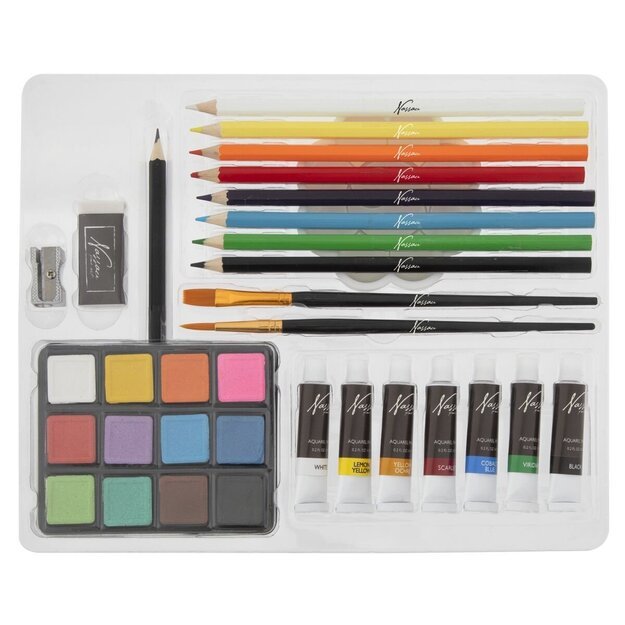 Nassau - Aquarel Art Set, 34 pcs. (AR0986/GE)