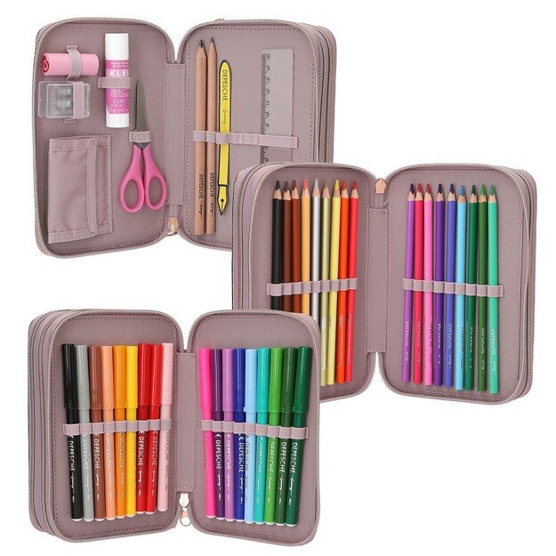 Topmodel - TOPModel Triple Pencil Case VIVA VIOLET (413292)