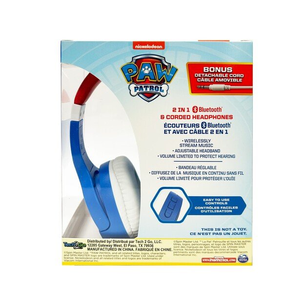Ekids - Paw Patrol Bluetooth Headphones