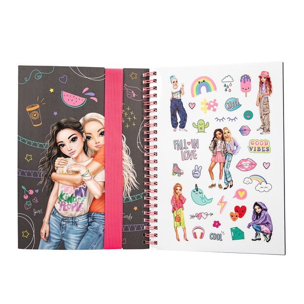 Topmodel - TOPModel Neon Doodle Book with Neon Pen Set - (413217)