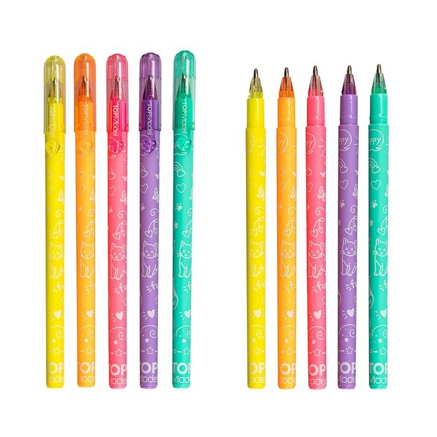 Topmodel - TOPModel Neon Doodle Book with Neon Pen Set - (413217)