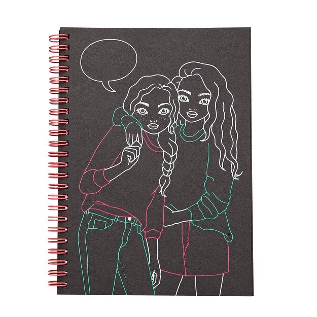 Topmodel - TOPModel Neon Doodle Book with Neon Pen Set - (413217)
