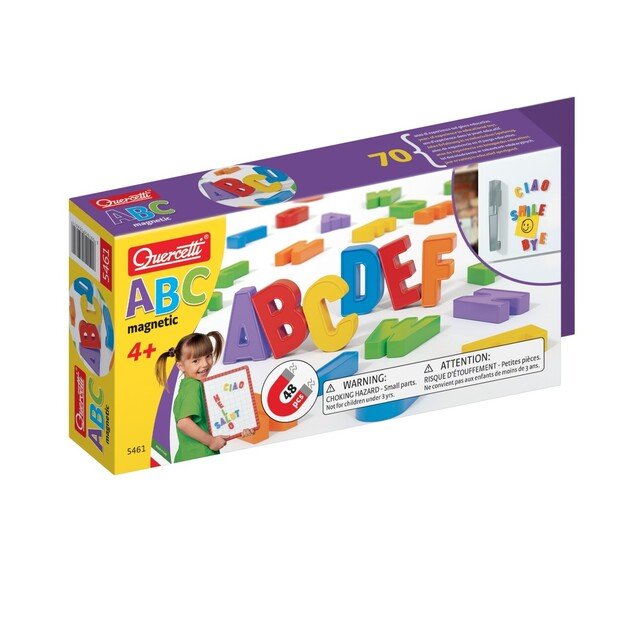 Quercetti - Magnetic Letters (48 pcs) - (QU-5461)