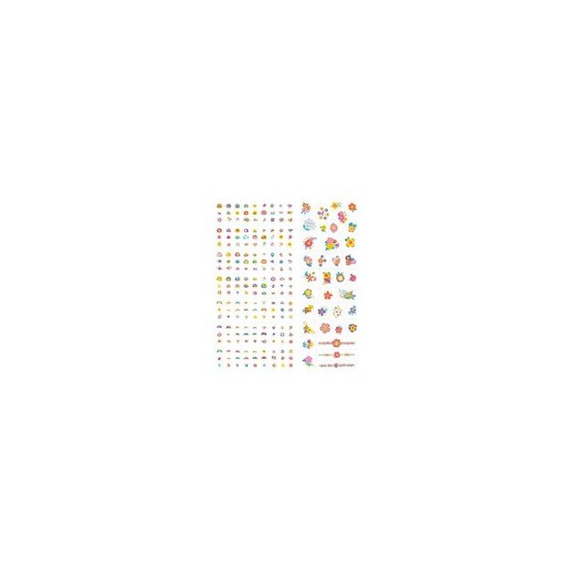 Avenir - Nail Stickers and Tattoos - Flower + Christmas (Bundle)