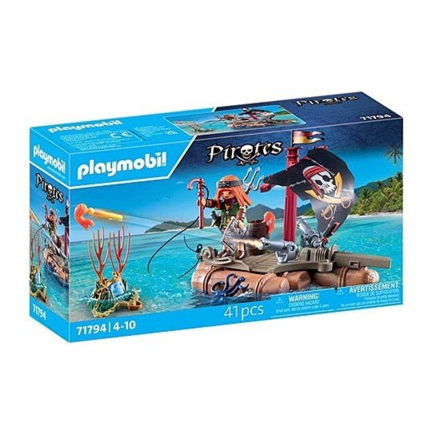 Playmobil - Pirate Raft with Treasure (71794)