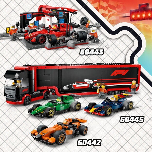 LEGO - LEGO City - F1® Williams Racing & Haas F1® Race Cars (60464)