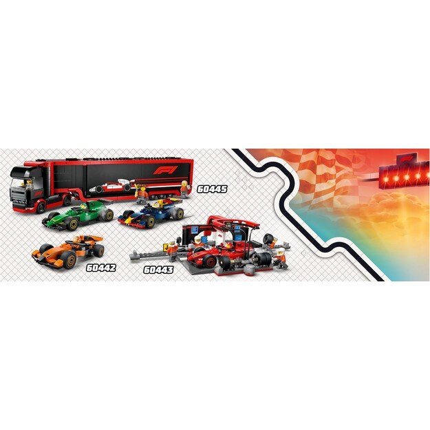 LEGO - LEGO City - F1® Williams Racing & Haas F1® Race Cars (60464)