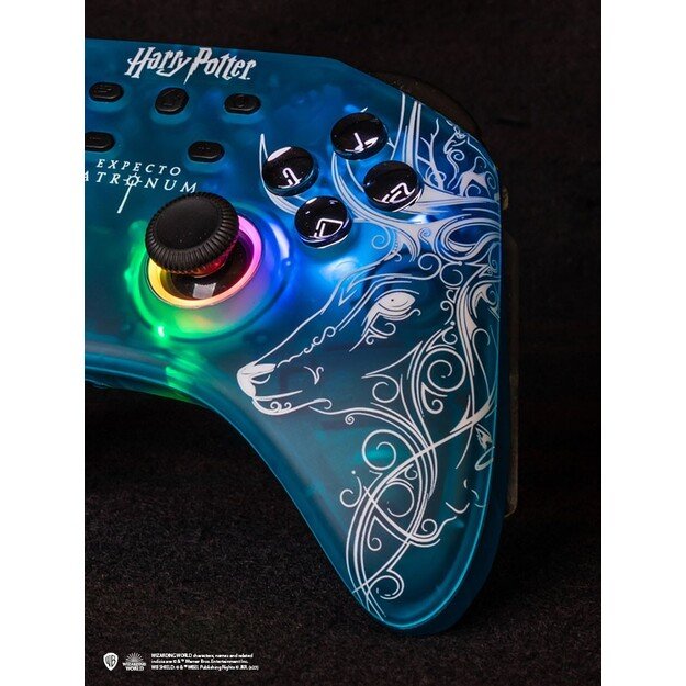 Trade Invaders Harry Potter Expecto Patronum Blue Gamepad Nintendo Switc