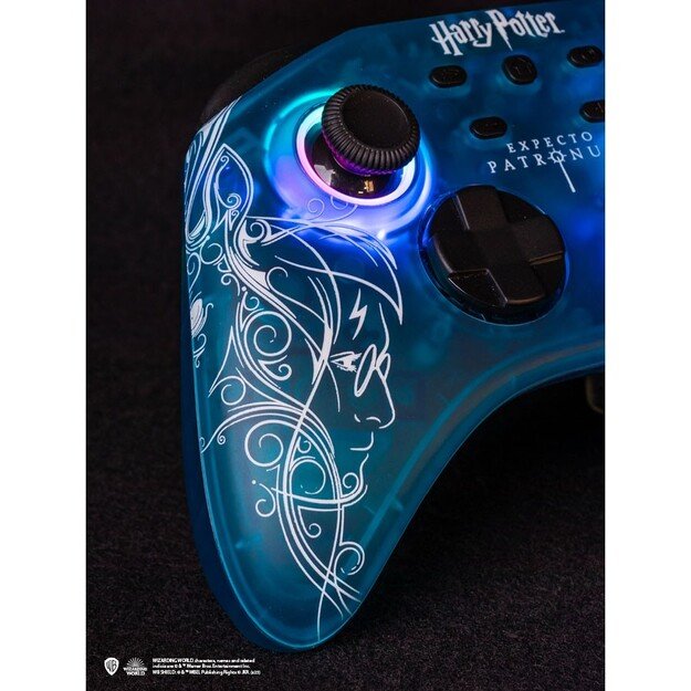 Trade Invaders Harry Potter Expecto Patronum Blue Gamepad Nintendo Switc