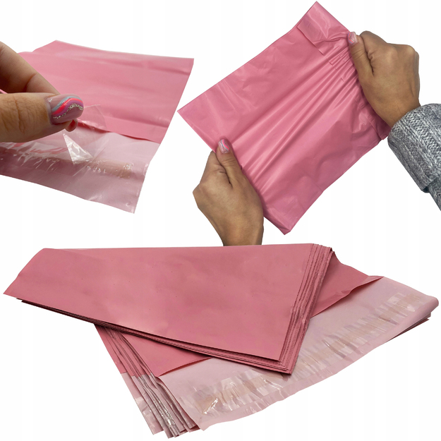 COURIER POLY PACKAGES PINK ENVELOPE B3 400x500 50 pcs