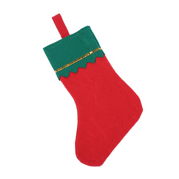 12 x CHRISTMAS SOCK FOR GIFT SANTA'S SHOE SOCK BAG