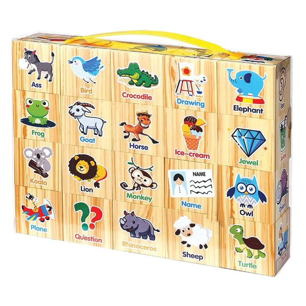 EDUCATIONAL FOAM BLOCKS LEARNING ENGLISH FOR CHILDREN 20 PIECES