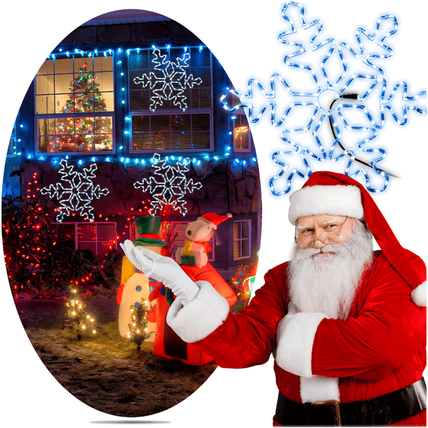 LAMPKI ŚWIĄTECZNE ŚNIEŻYNKA 120szt. LED 65CM GWIAZDKA BOŻONARODZENIOWA  10