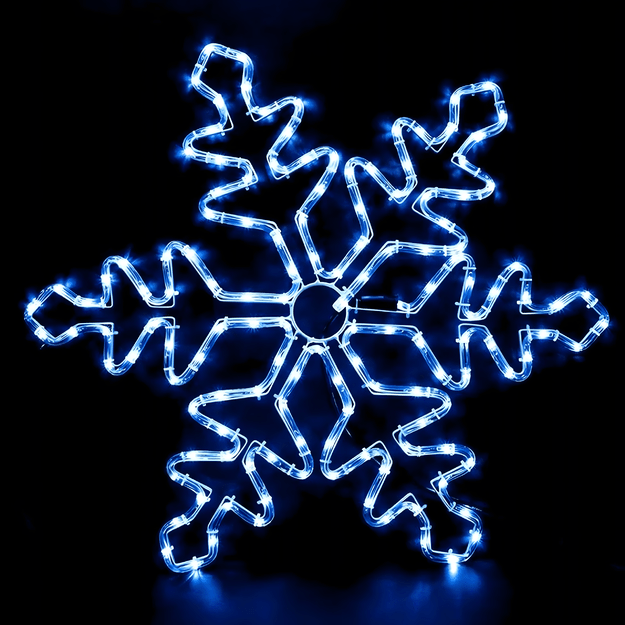 LAMPKI ŚWIĄTECZNE ŚNIEŻYNKA 120szt. LED 65CM GWIAZDKA BOŻONARODZENIOWA  18