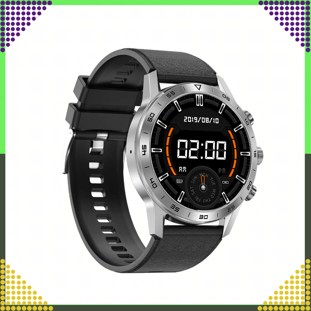 SmartWatch Zegarek Polskie Menu Rozmowy Sport Smart Watch Męski Puls PL 21