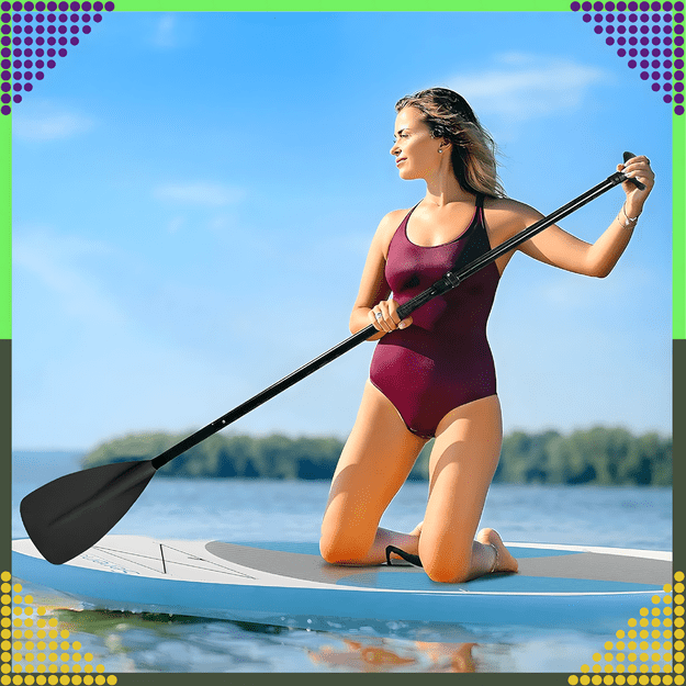 Składane Wiosło Kajakowe do Deski SUP 2w1 Regulowane 3-Częściowe 210 cm Pro 12