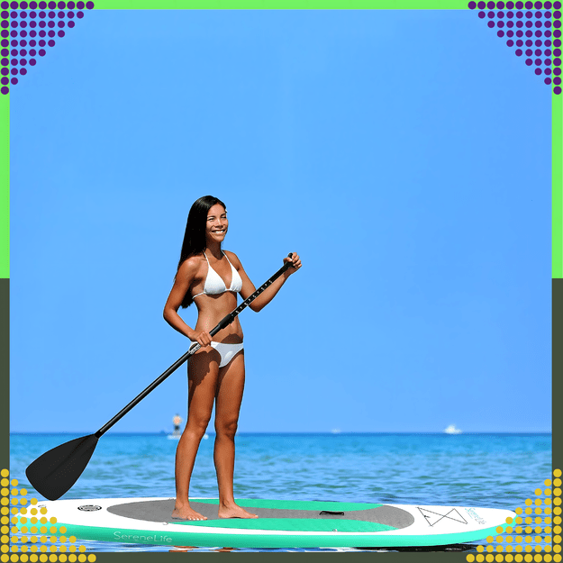 Składane Wiosło Kajakowe do Deski SUP 2w1 Regulowane 3-Częściowe 210 cm Pro 10