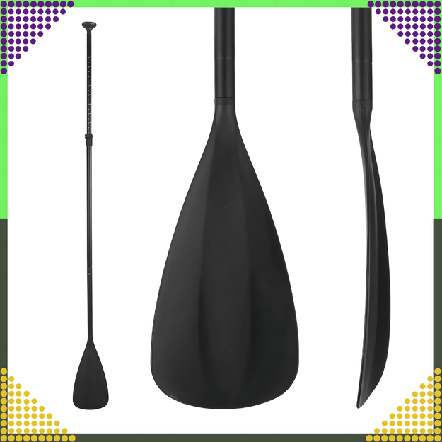 Sulankstomas baidarės irklas irklentėms, 2 viename, reguliuojamas, 3 dalių, 210 cm, „Pro“