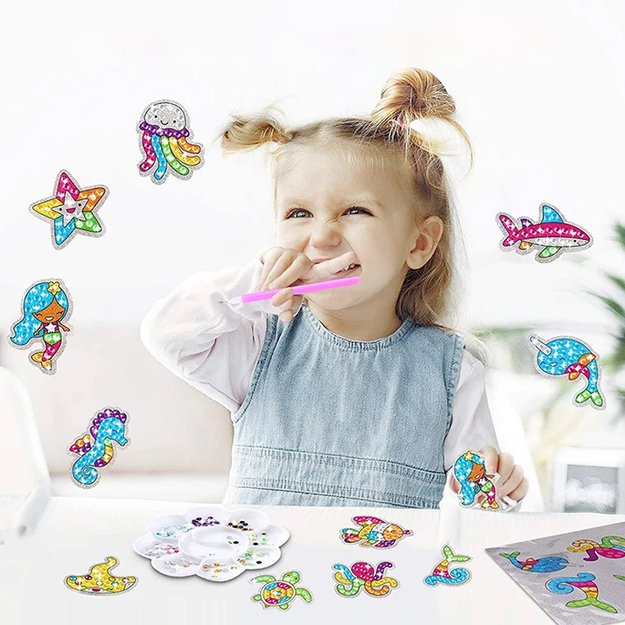DIAMOND EMBROIDERY 5D DIAMOND STICKERS MOSAIC STICKER FOR CHILDREN SET