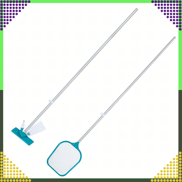 „Bestway 58794“ baseino valymo ir priežiūros rinkinys, tinklelio lazdelės, pH juostelės, pleistras