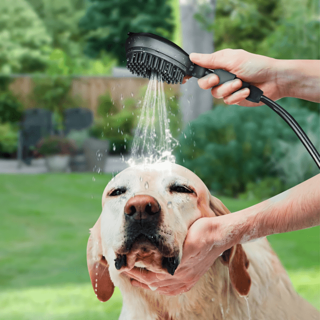 Portable Dog Cat Animal Washer Massager Bath Brush Handheld 8L