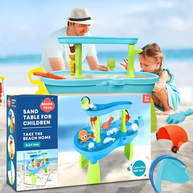 Water Table Sandbox Toys For Sand Water Bucket Children Garden Large