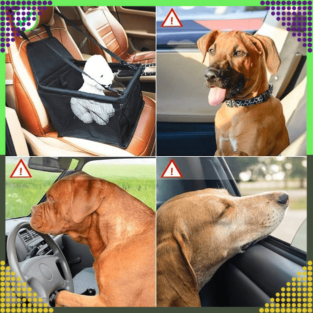 Transporter dla Psa Kota Fotelik Samochodowy Mata na Siedzenie do Auta 24